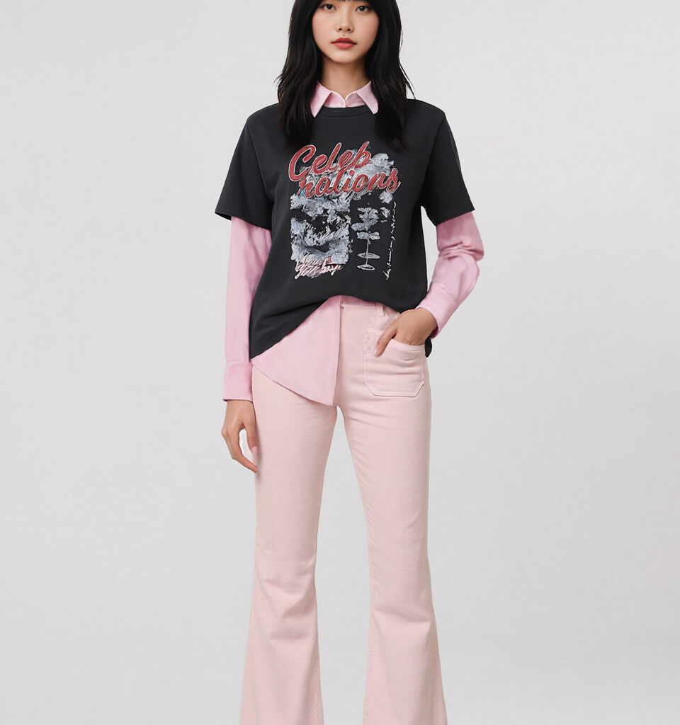 T-SHIRT - sisley k short sleeve t-shirt - Dark Gray | Sisley K image number 1